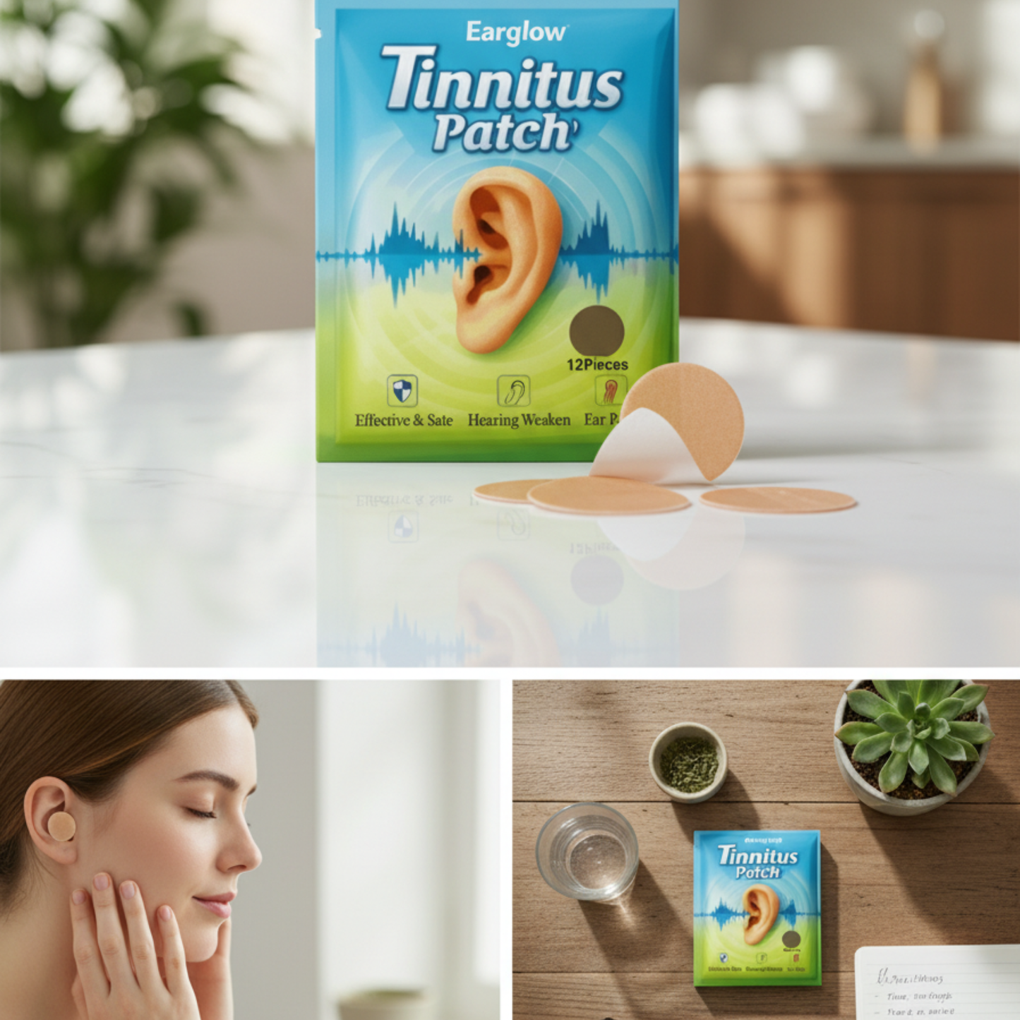 EarGlow Anti-Tinnitus Patches | Stop the torture of ringing ears in just 7 hours!